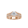 SKU: 0049 (10K) Verdant Bloom Ring in Rose Gold.