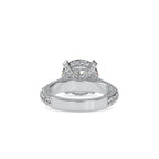SKU: 0050 (14K) Diamond Embrace Solitair Engagment Ring in Rose Gold.