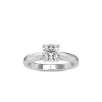 SKU: 0056 (18K) Classic Solitair Engagment Ring in Rose Gold.