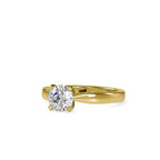 SKU: 0056 (10K) Classic Solitair Engagment Ring in Rose Gold.