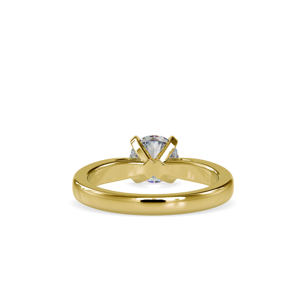 SKU: 0056 (14K) Classic Solitair Engagment Ring in Rose Gold.