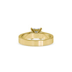 SKU: 0057 (22K) The princess Cut Solitaire Engagment Ring in Rose Gold.