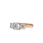 SKU: 0058 (22K) The Triple Crown Ring in Rose Gold.