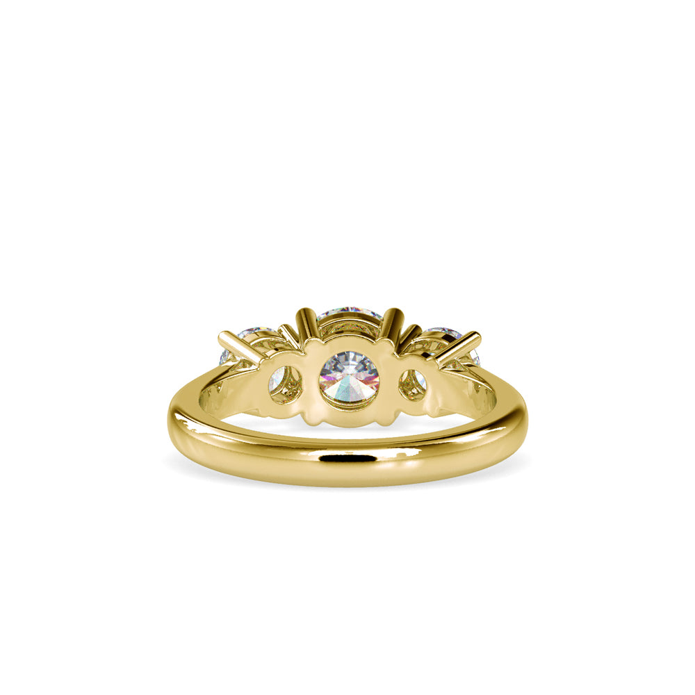 SKU: 0058 (18K) The Triple Crown Ring in Rose Gold.