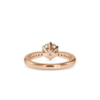 SKU: 0063 (18K) The Six-Prong  Solitaire Engagment Ring in Rose Gold.