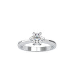 SKU: 0064 (22K) Classic Six-Prong Solitare Engagment Ring in Rose Gold.