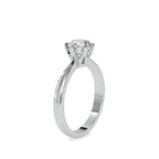 SKU: 0064 (18K) Classic Six-Prong Solitare Engagment Ring in Rose Gold.