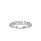 SKU: 0066 (22K) Ebracing Diamond Wedding Band In Rose Gold.