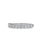 SKU: 0066 (22K) Ebracing Diamond Wedding Band In Rose Gold.