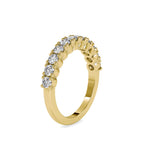 SKU: 0066 (22K) Ebracing Diamond Wedding Band In Rose Gold.