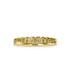 SKU: 0066 (22K) Ebracing Diamond Wedding Band In Rose Gold.
