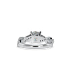 SKU: 0068 (10K) Twisted Shank Diamond Engagment Ring in Rose Gold.