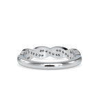 SKU: 0069 (10K) Endless Sparkle Twist Band in Rose Gold.