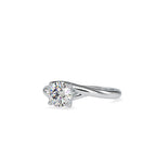 SKU: 0072 (18K) Classic Solitaire Ring With a Modern Twist in Rose Gold.