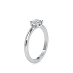 SKU: 0080 (22K) Classic four-Prong Solitaire Engagment Ring in Rose Gold.