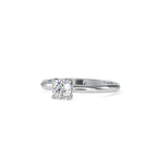 SKU: 0080 (14K) Classic four-Prong Solitaire Engagment Ring in Rose Gold.