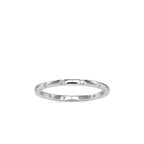 SKU: 0081 (18K) Dainty Diamond Wedding Band in Rose Gold.