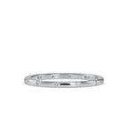 SKU: 0081 (10K) Dainty Diamond Wedding Band in Rose Gold.