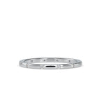 SKU: 0081 (22K) Dainty Diamond Wedding Band in Rose Gold.