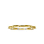 SKU: 0081 (22K) Dainty Diamond Wedding Band in Rose Gold.