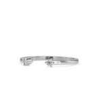SKU: 0083 (22K) Dual stone Horseshoe Ring In Rose Gold.