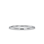 SKU: 0084 (22K) Dainty Diamond Bead-setting Wedding Band in Rose Gold.