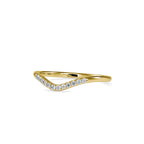 SKU: 0087 (22K) The Chevron Band in Rose Gold.