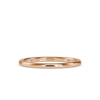 SKU: 0088 (18K) Petite Diamond Wedding Band in Rose Gold.