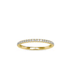 SKU: 0088 (18K) Petite Diamond Wedding Band in Rose Gold.