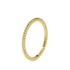 SKU: 0089 (10K) Petite Rope Ring in Rose Gold.