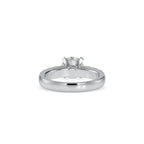 SKU: 0096 (10K) Fancy Solitaire Engagment Ring in Rose Gold.