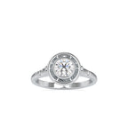SKU: 0104 (10K) Bezel-set Intricacy Ring In Rose Gold.