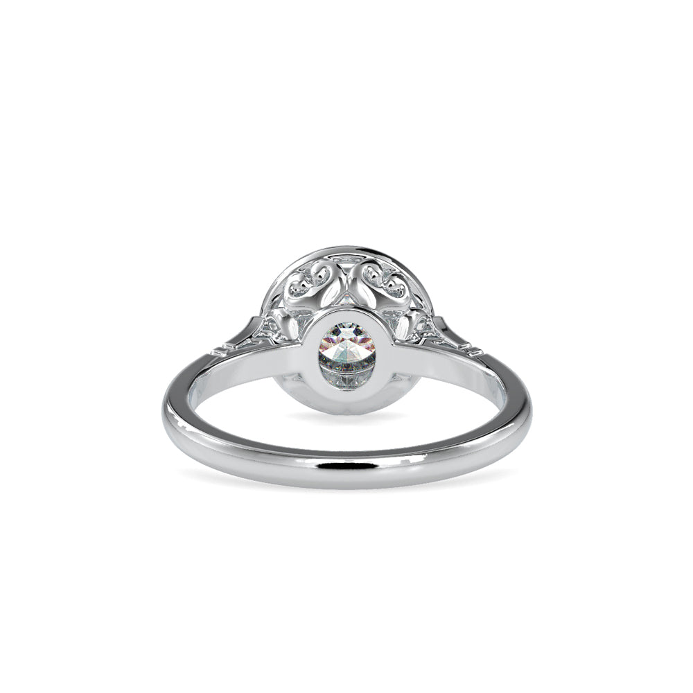 SKU: 0104 (18K) Bezel-set Intricacy Ring In Rose Gold.