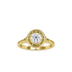 SKU: 0104 (18K) Bezel-set Intricacy Ring In Rose Gold.