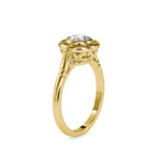 SKU: 0104 (22K) Bezel-set Intricacy Ring In Rose Gold.