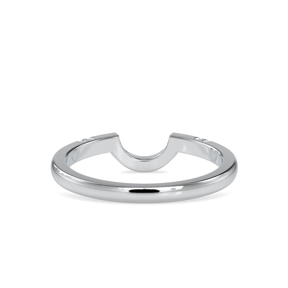 SKU: 0105 (10K) Modern Arch Band in Rose Gold.