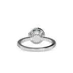 SKU: 0108 (18K) Vintage-inspired Radiant Halo Engagment Ring in Rose Gold.