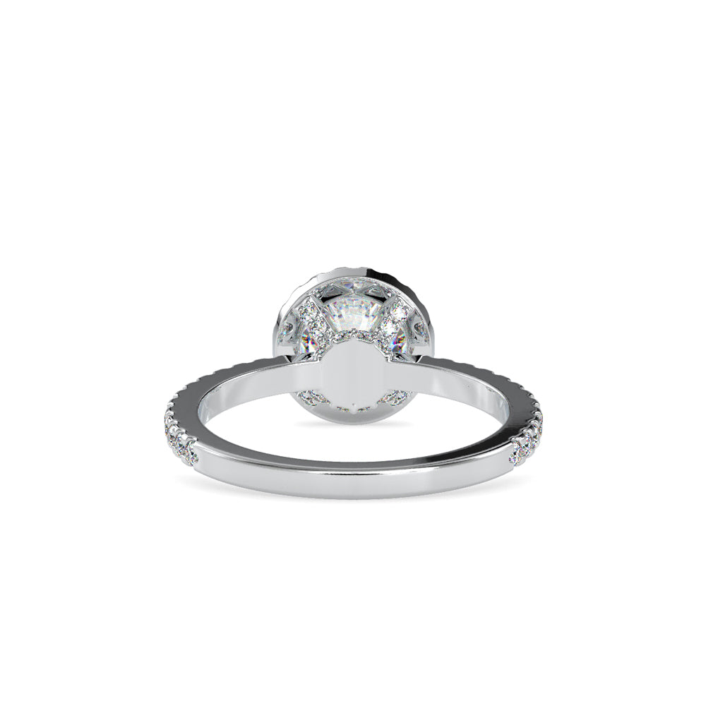 SKU: 0108 (10K) Vintage-inspired Radiant Halo Engagment Ring in Rose Gold.