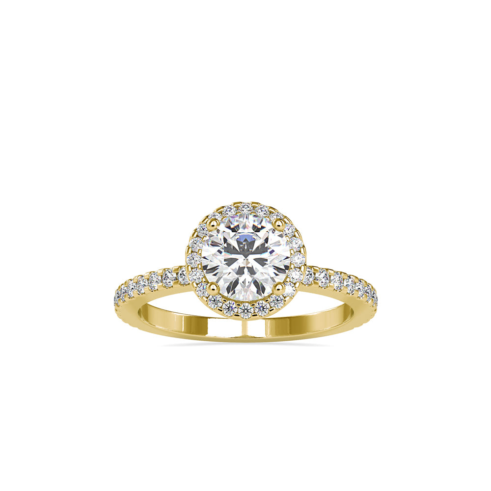 SKU: 0108 (10K) Vintage-inspired Radiant Halo Engagment Ring in Rose Gold.