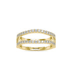 SKU: 0116 (14K) Diamond Ring Jacket Enhancer in Rose Gold.