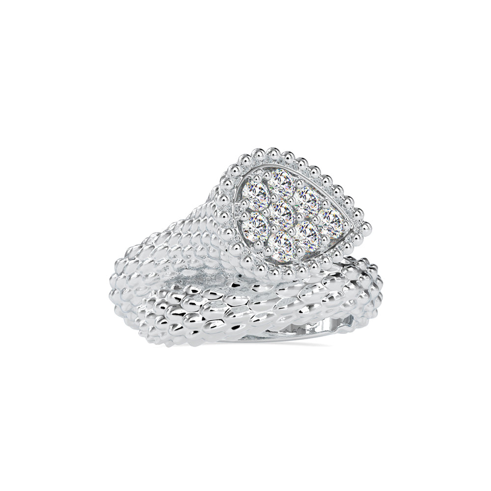 SKU: 0125 (14K) Boucheron serpent Bohome Ring in Rose Gold.