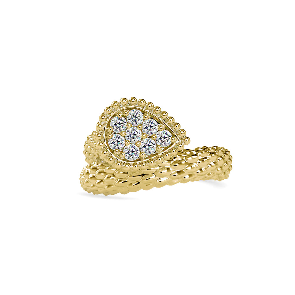 SKU: 0125 (10K) Boucheron serpent Bohome Ring in Rose Gold.