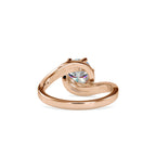 SKU: 0126 (22K) Six-Prong Solitaire Engagment Ring in Rose Gold.