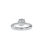 SKU: 0132 (10K) Knotted-Setting Solitaire Engagment Ring in Rose Gold.