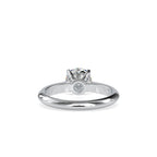 SKU: 0136 (18K) Fancy Lotus petal-Setting Engagment Ring in Rose Gold.
