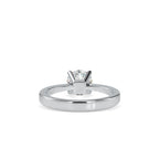 SKU: 0142 (22K) Classic Four-Prongs Solitaire Engagment Ring in Rose Gold.