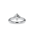 SKU: 0143 (10K) Classic Four-Prongs Solitaire Engagment Ring in Rose Gold.