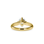 SKU: 0143 (22K) Classic Four-Prongs Solitaire Engagment Ring in Rose Gold.