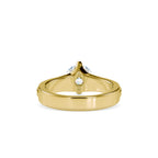 SKU: 0145 (18K) Fancy Shank Round Diamond Engagment Ring in Rose Gold.