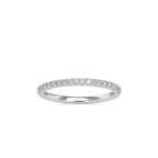 SKU: 0146 (10K) Diamond-Accent Wedding band in Rose Gold.